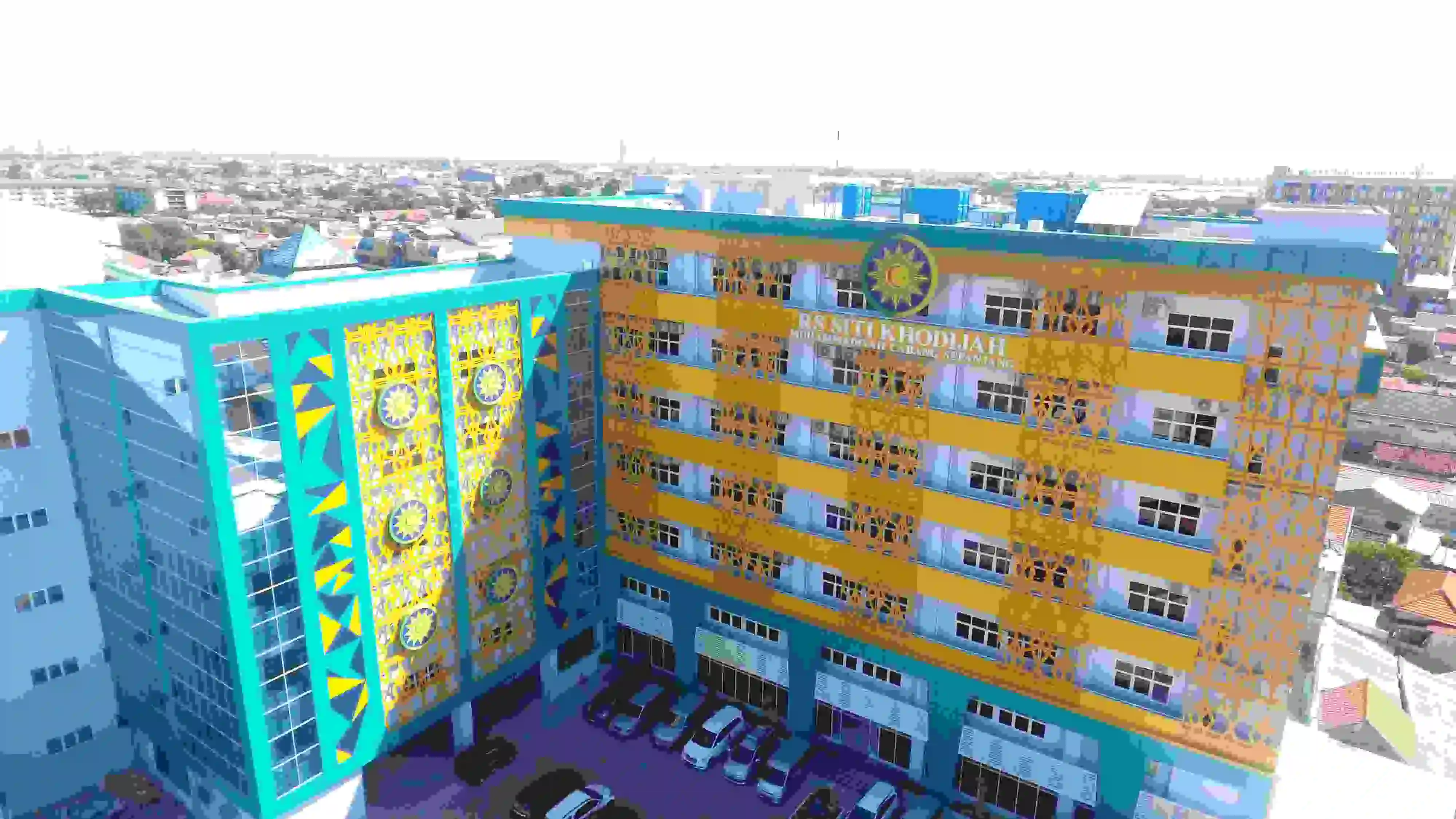 Tampak luar Gedung RS Siti Khodijah